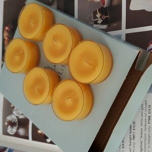 6 PartyLite Amber Dream tealights